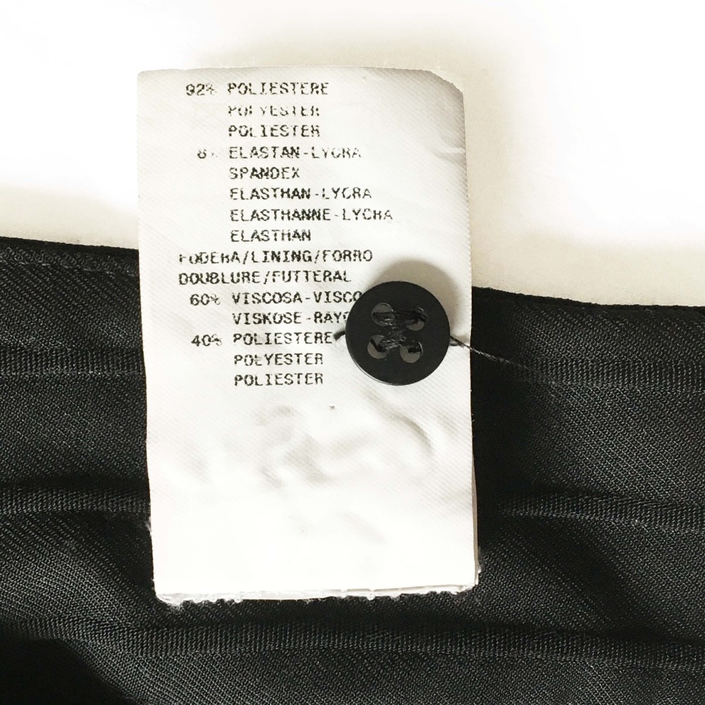 ARMANI COLLEZIONI Black Pinstripe Pencil Skirt - Picture 4 of 9